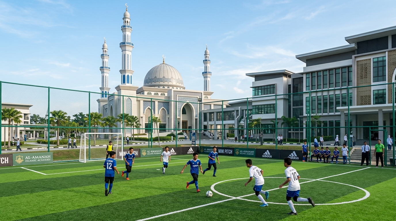 Gedung Utama & Lapangan Basket